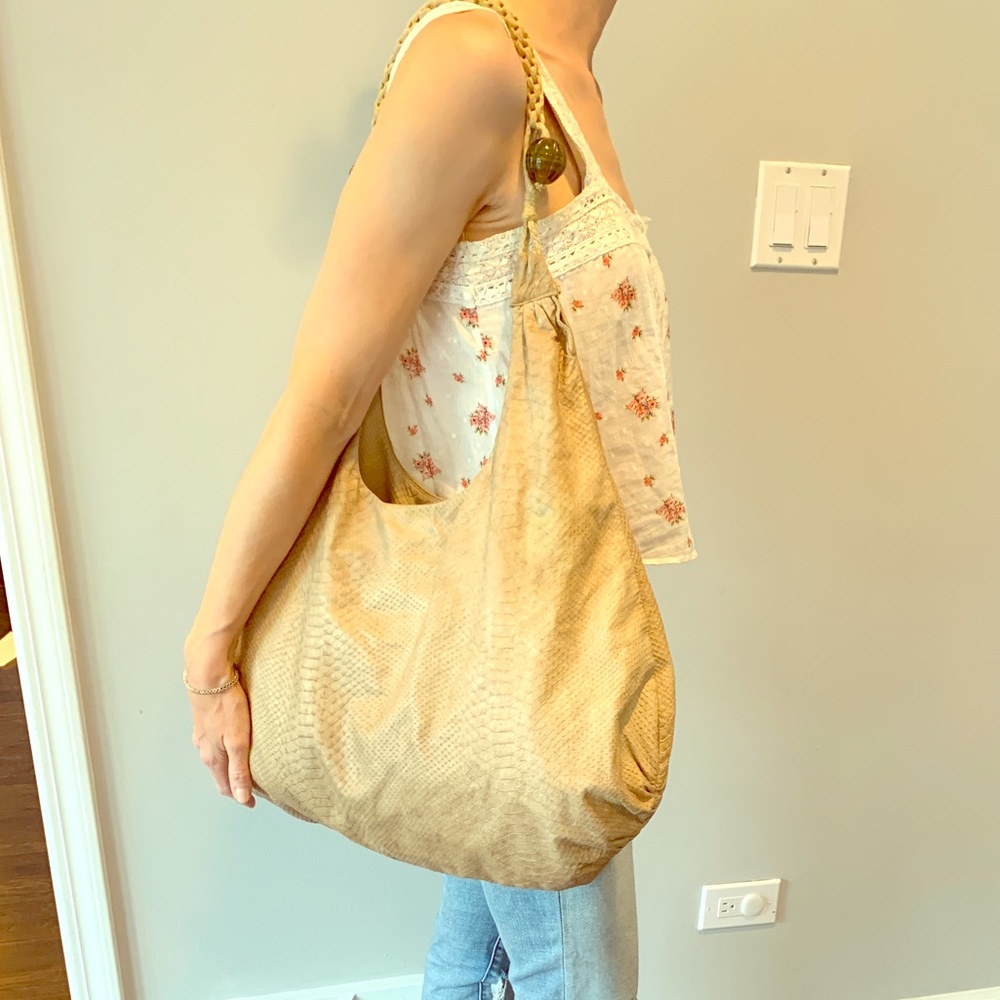 Twelfth Street by Cynthia Vincent snake print bag